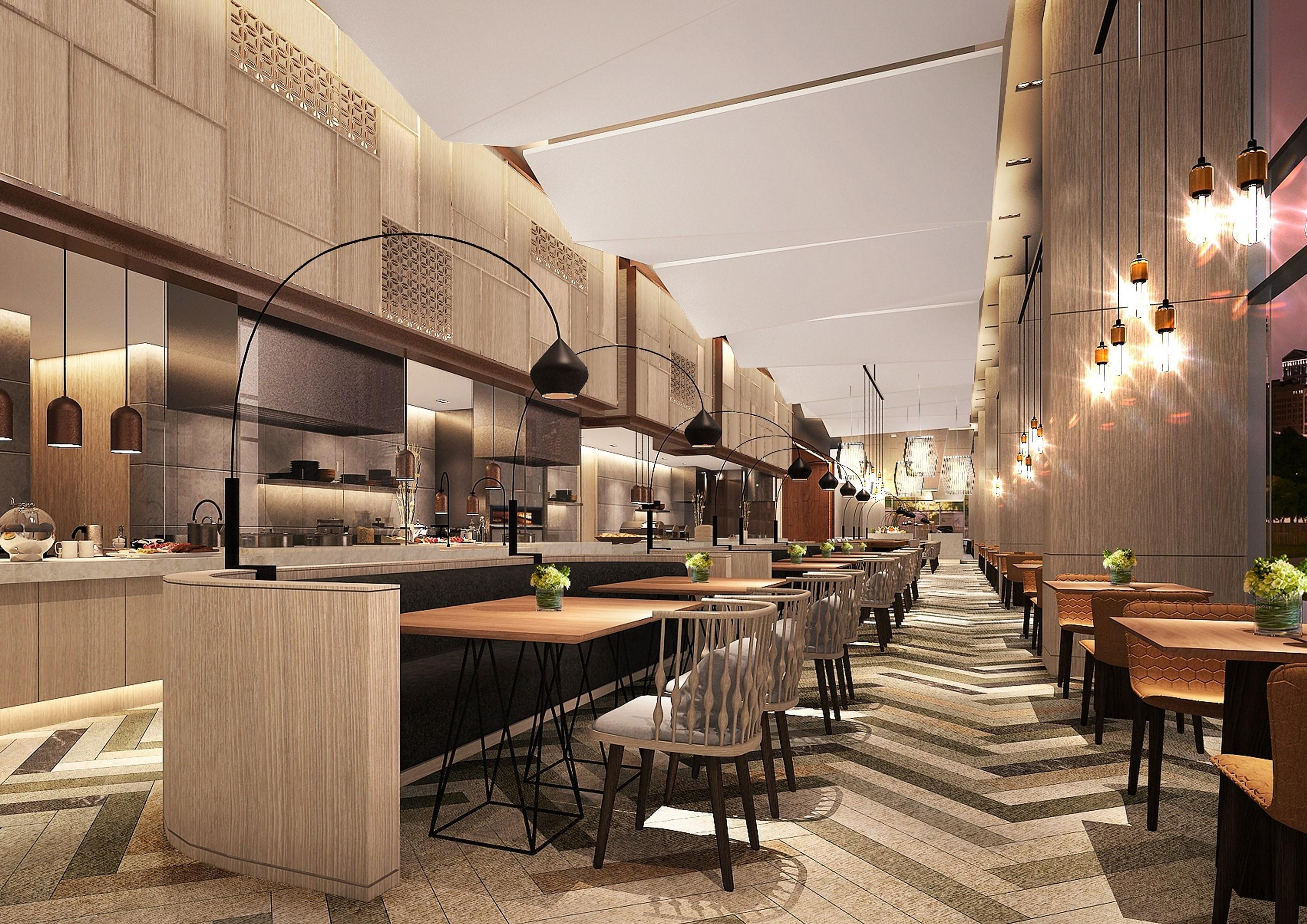 Seda Vertis North Quezon City Bagian luar foto The interior of the restaurant