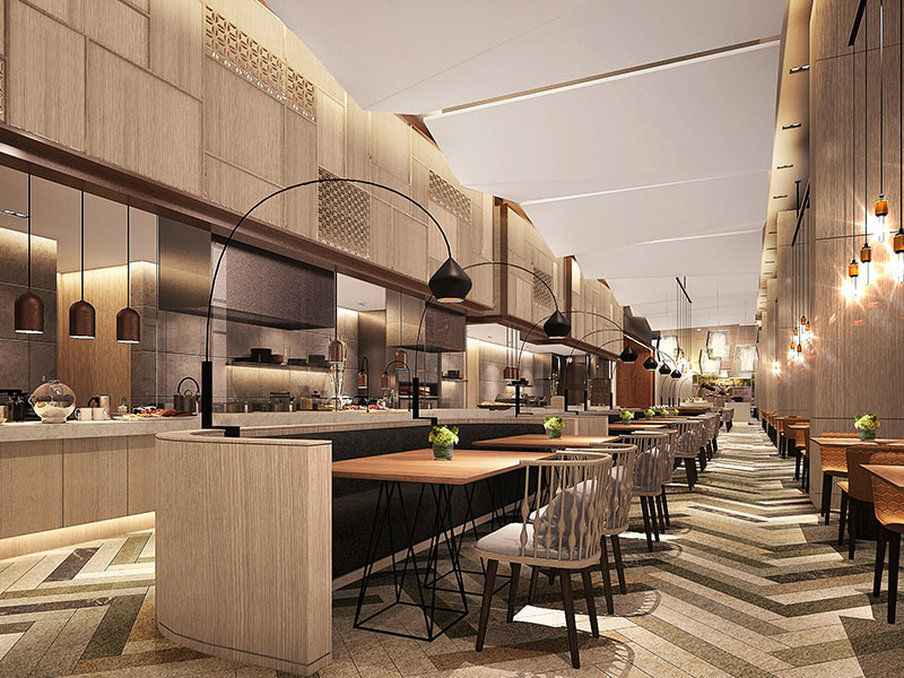 Seda Vertis North Quezon City Bagian luar foto The interior of the restaurant